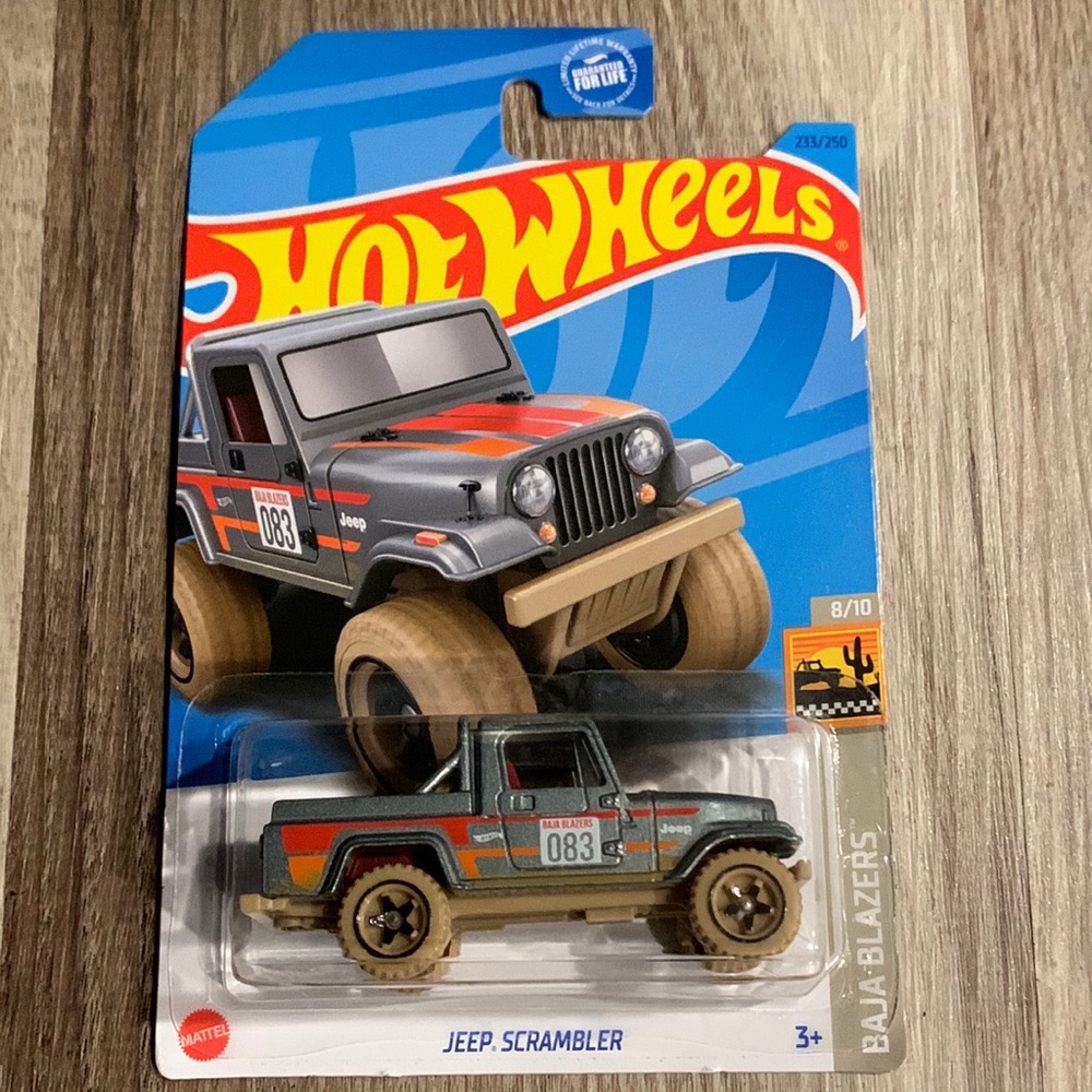 Hot Wheels Jeep Scrambler Baja Blazer HW HotWheels SUV Truck New 2023 Mainline